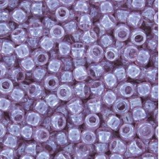 Toho seed beads 8/0 round Transparent-Lustered Lt Amethyst - TR-08-110